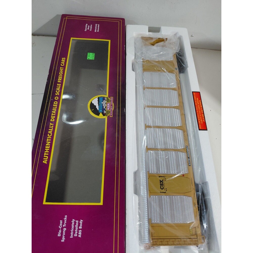 MTH 20-95151 O Gauge Model Railroad CSX Closed Auto Carrier Rack Car w/Box - Picture 1 of 12